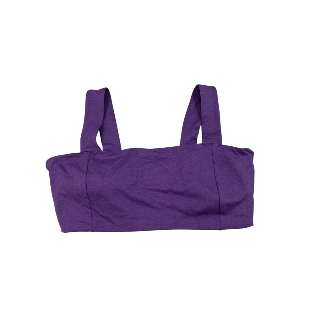 Old Navy 2X Purple Square Neck Sports Bra Padded New Tags